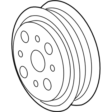 Lexus 16173-38041 PULLEY, Water Pump