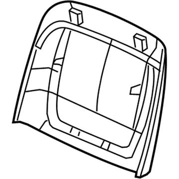 Mopar 1UW23DX9AC Panel-Front Seat Back