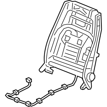 Mopar 68104427AA Frame-Front Seat Back