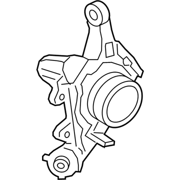 BMW 33-32-6-792-515 Wheel Carrier, Rear Left