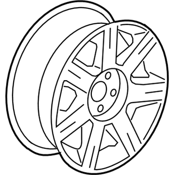 GM 9596588 Wheel, Alloy