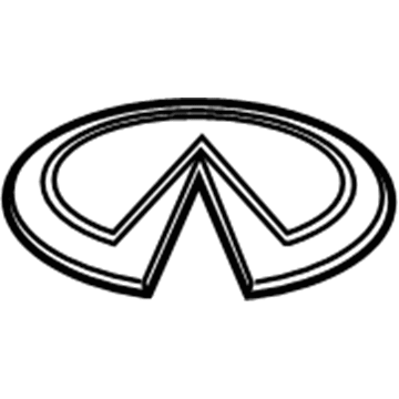 Infiniti 90891-1BA0A Back Door Emblem