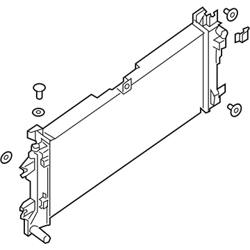 Nissan 21410-5SA0A Radiator Assy