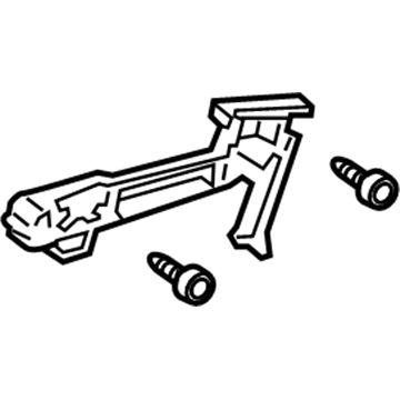 Lexus 69204-60010 Frame Sub-Assy, Rear Door Outside Handle, LH