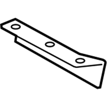 Nissan 50838-DF30A Deflector-Front Under, RH