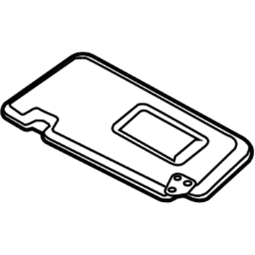 Nissan 96400-EM21A Right Sun Visor Assembly