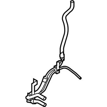 Infiniti 49721-1CA0A Power Steering Hose & Tube Assembly
