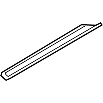 Hyundai 85883-F2000-TRY Trim-Front Door Step RH