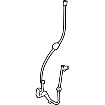 Hyundai 95681-1R100 Sensor Assembly-Abs Rear Wheel , RH