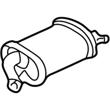Honda 18030-S87-A00 Muffler Set, Exhuast (R)
