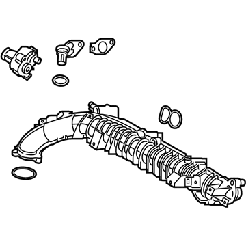 BMW 11-61-8-477-030 INTAKE MANIFOLD AGR WITH FLA