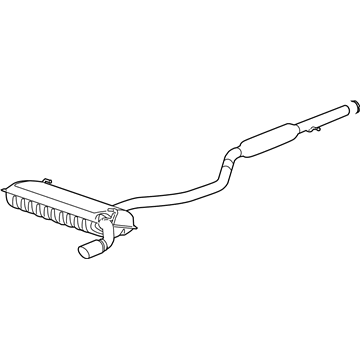 Mopar 5105917AH Muffler-Resonator And Tailpipe