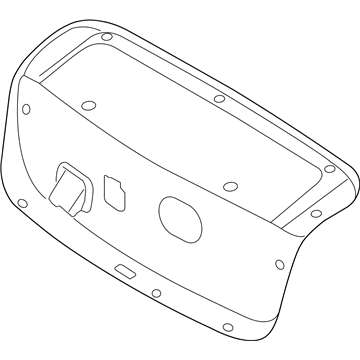 Hyundai 81750-3K000 Trim Assembly-Trunk Lid