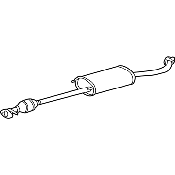 Toyota 17420-20420 Muffler & Pipe