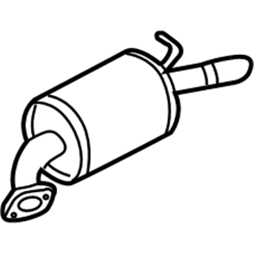 Toyota 17430-31580 Rear Muffler