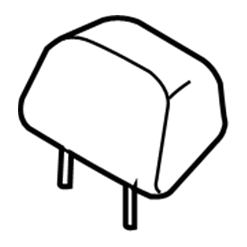 Nissan 86430-EL01A Headrest Assy-Rear Seat