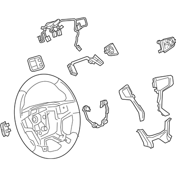 GM 84500818 Steering Wheel