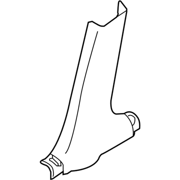 Infiniti 76915-5NA0A Garnish-Center Pillar, Lower RH