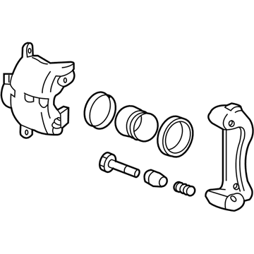 Kia 582303K000 Rear Wheel Brake Assembly