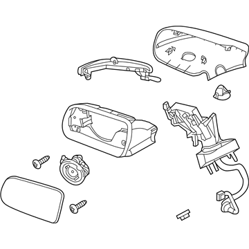 Ford AE9Z-17682-DBPTM Mirror Assembly