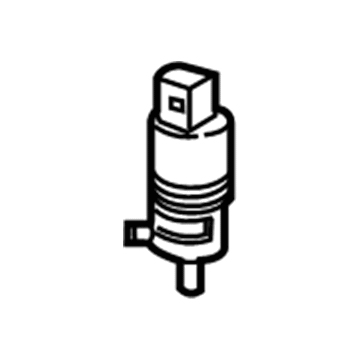 GM 84518402 Rear Washer Pump
