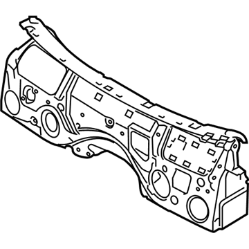 BMW 51-47-7-447-011 SOUND INSULAT., SPLASH WALL