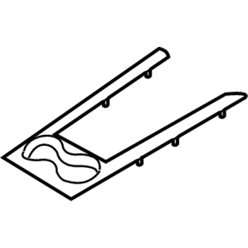 Kia 846303E5009W Deco Panel-Upper, Center