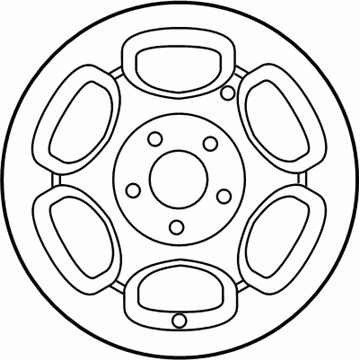 Ford YL7Z-1007-CA Wheel, Alloy