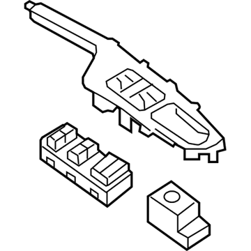 Kia 93570D4000AK5 Power Window Main Switch Assembly