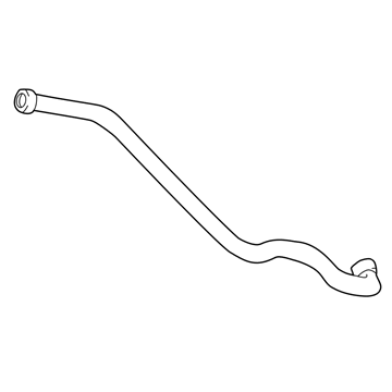 BMW 11-53-1-744-054 Radiator Coolant Hose Lower