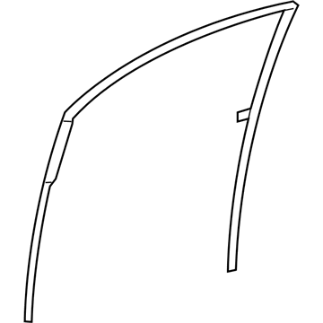 Toyota 68141-04041 Run, Fr Door Glass,