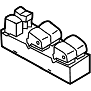 Nissan 25401-3AA2B Switch Assy-Power Window, Main