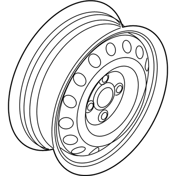 Kia 529102E900 Wheel Assembly-Temporary