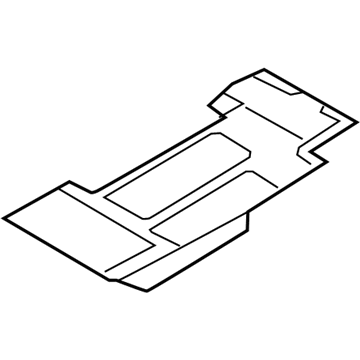 BMW 51-47-7-311-100 Luggage Compartment.Indentation Trim Panel