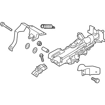 Infiniti 48810-3WU1A Column Assy-Steering, Upper