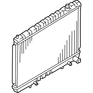 Infiniti 21460-4W017 Radiator Assembly