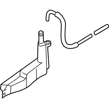 Infiniti 21710-0W001 Radiator Reservoir Tank Assembly