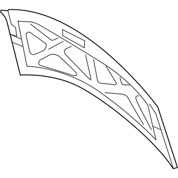 Ford BA1Z-16612-A Hood