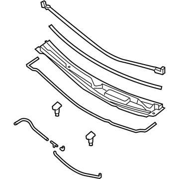 Hyundai 86150-2M500 Cover Assembly-Cowl Top