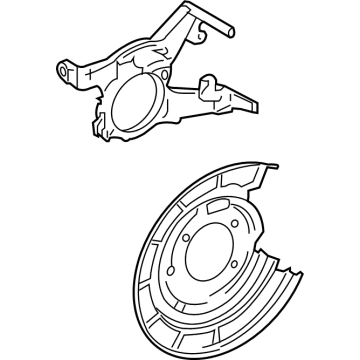 Ford 8M6Z-2C220-A Caliper Mount