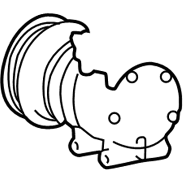 Kia 9764338010 PULLEY Assembly-A/C