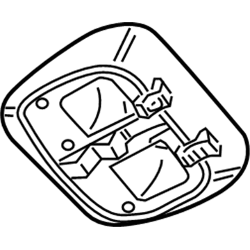 Ford 3W7Z-13776-ADN Dome Lamp Assembly
