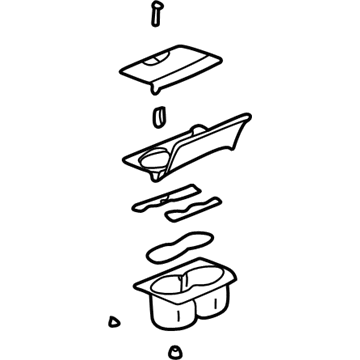 GM 25693204 Holder Asm-Front Floor Console Cup *Neutral