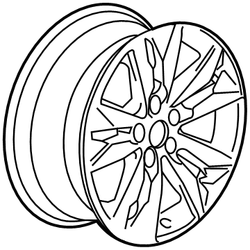 GM 22969723 Wheel, Alloy