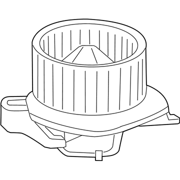 Mopar 68079477AB Motor-Blower With Wheel