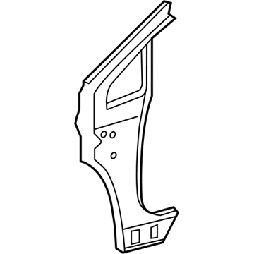 Lexus 61024-75010 Pillar Sub-Assy, Front Body, Inner LH