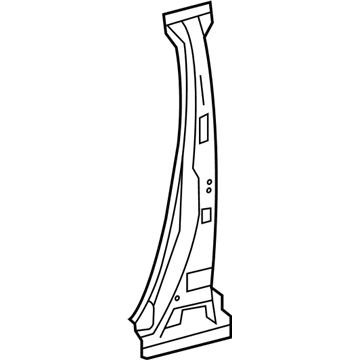 Lexus 61038-75901 Reinforcement Sub-Assy, Center Body Pillar, LH