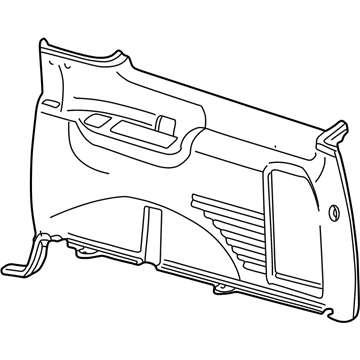 Ford 3C7Z-7831012-AAA Quarter Trim Panel