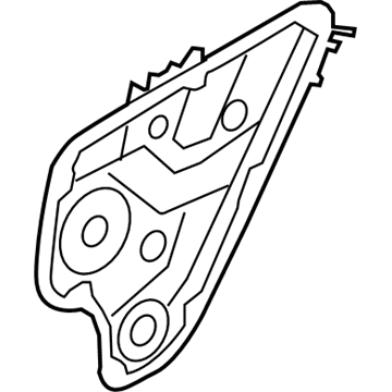 Hyundai 83481-2H010 Rear Right-Hand Door Module Panel Assembly