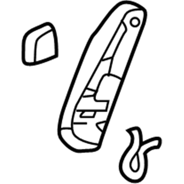 Honda 81391-THR-A01ZA Handle, R. Middle Seat Walk-In*YR507L* (SHADOW BEIGE)